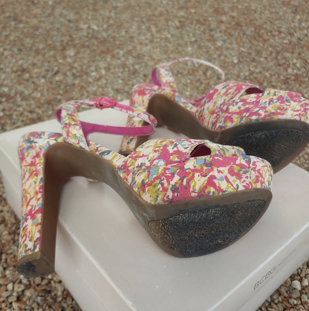 Bcbgeneration Platform Heel Sandals - image 5